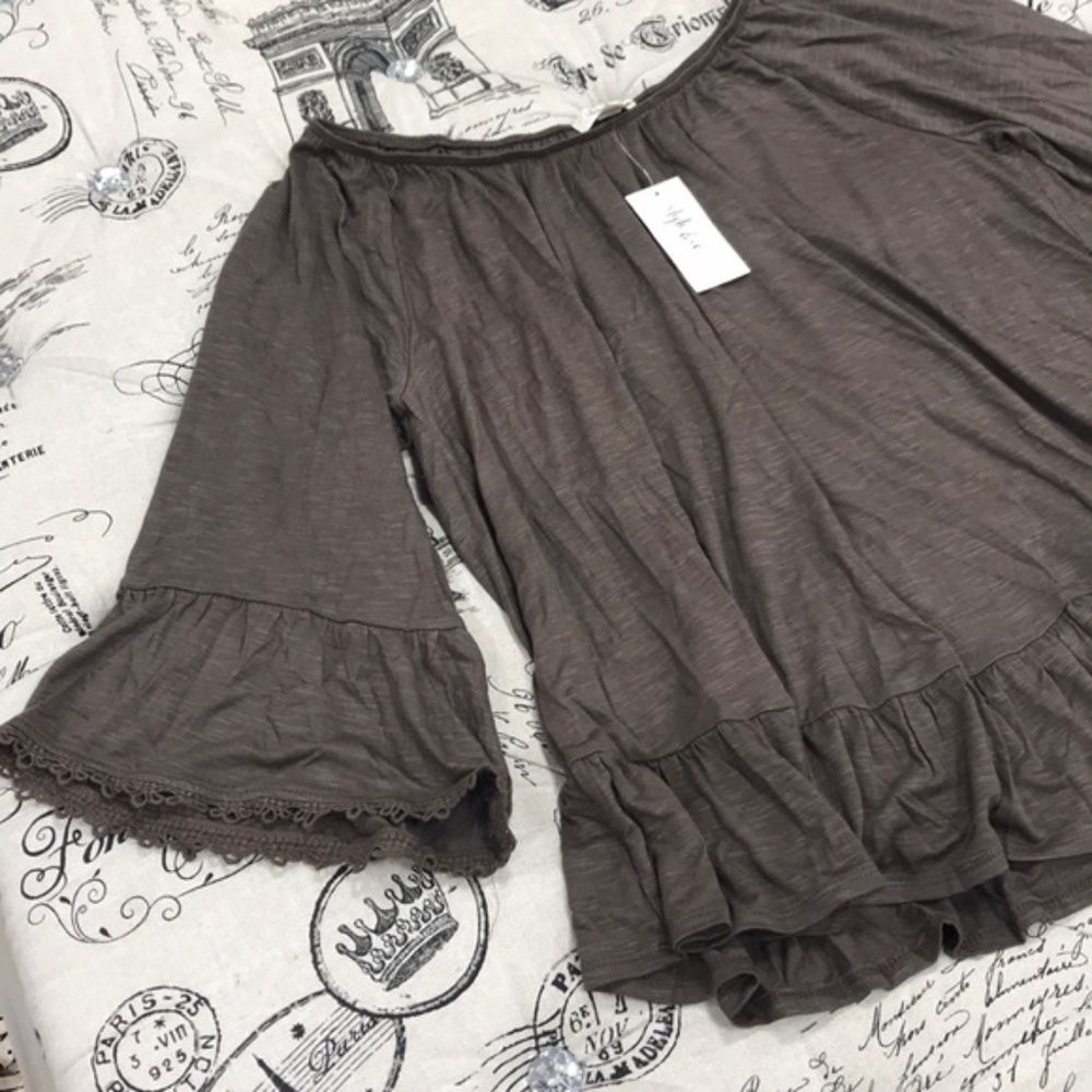 Style & Co Off-The-Shoulder Bell-Sleeve Top - Picture 3 of 4